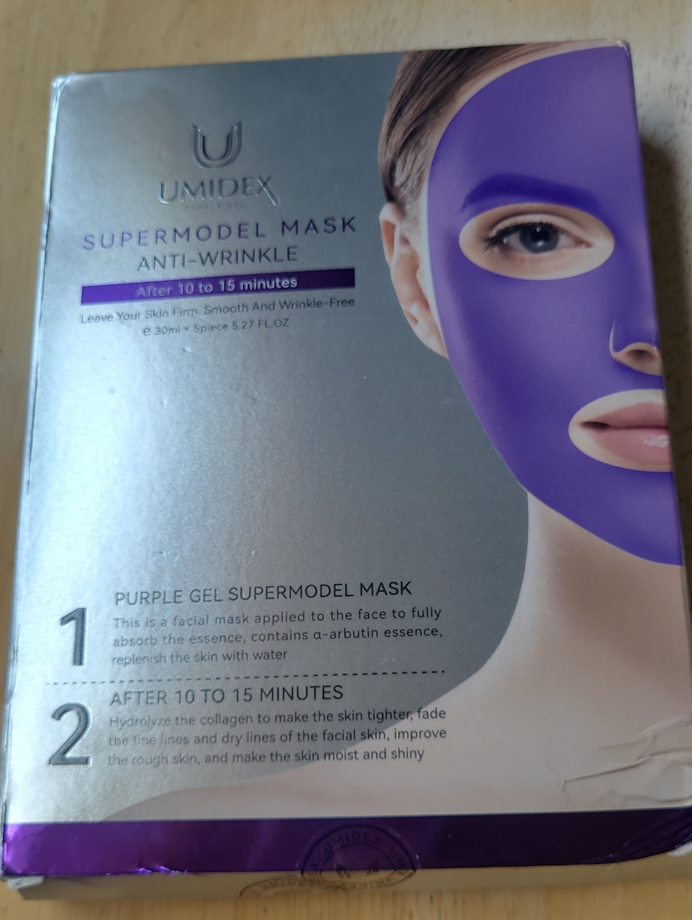 Umidex Purple Gel Supermodel Anti-Wrinkle Mask